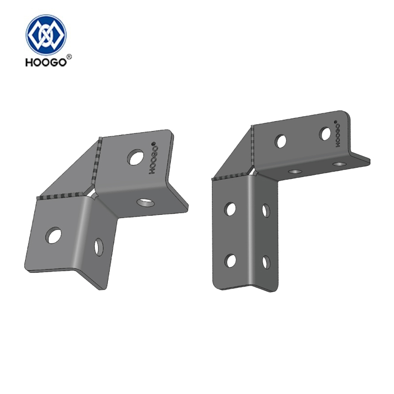 90° Angle 2-D Channel Connector HOZ